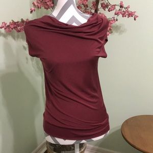 Maroon top